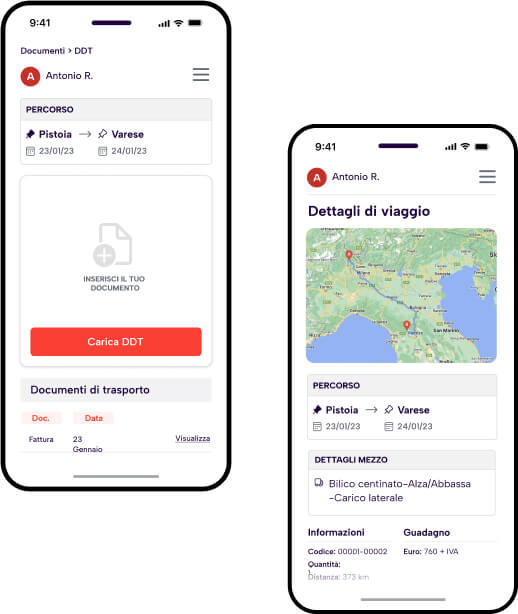 immagine vantaggi trasporta senza problemi